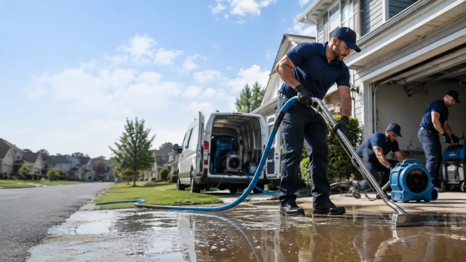 Flood Damage Restoration in Fowlerville, MI